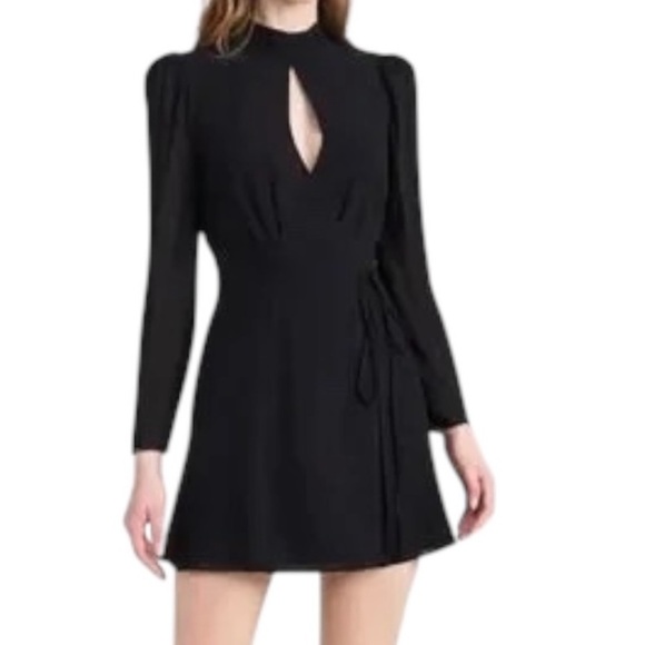 Reformation Ottessa Black dress XL - Picture 2 of 10